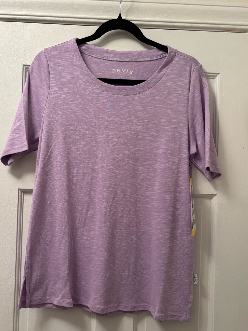 Orvis Lavender Short Sleeve Crewneck Top
Size Small